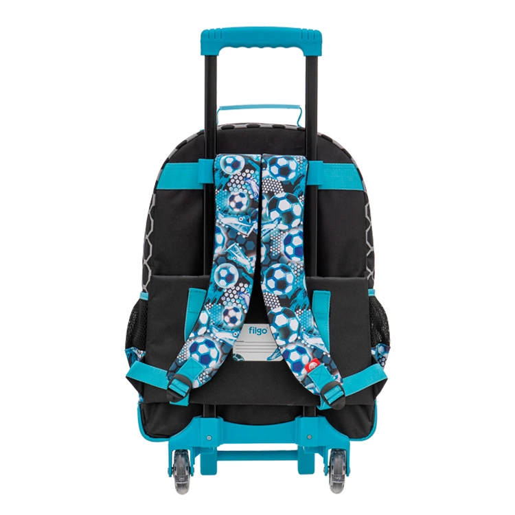 Mochila Escolar Filgo 2026 3D 18" Futbal Argentina Con Carro Art.MO26-T3D-010